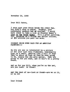 Allen Sekula / Dear Bill Gates(1999)